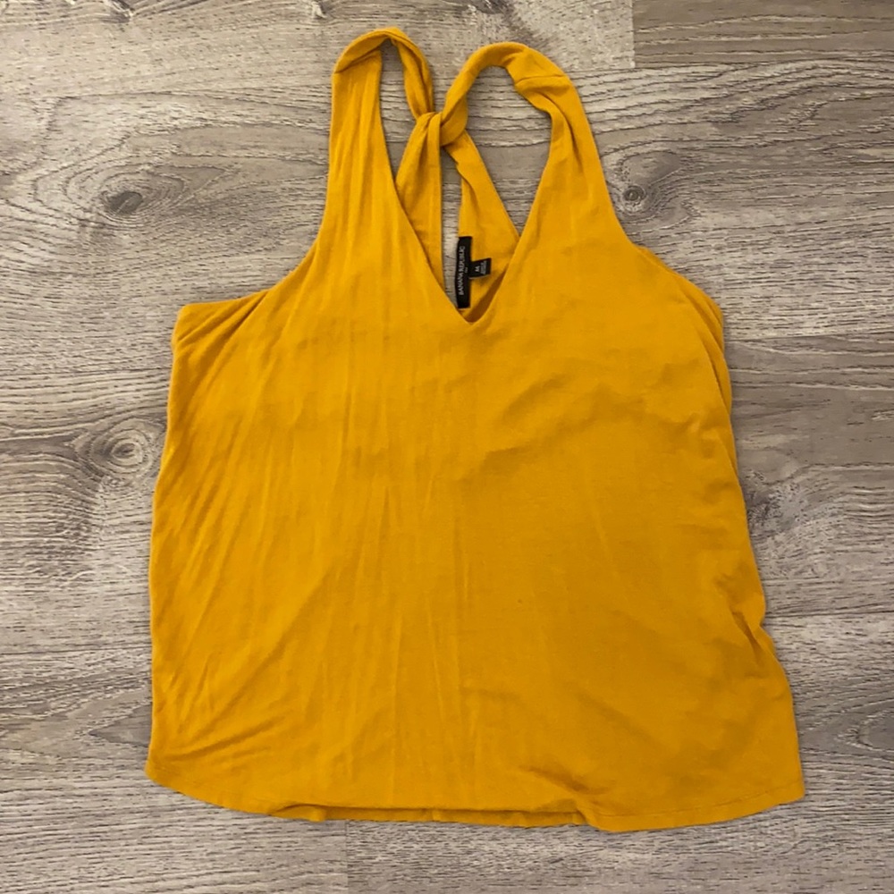 Banana Republic Factory Mustard Racerback Tank